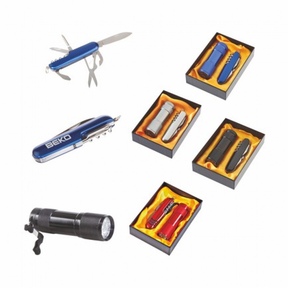 335 Hediyelik Set (Çakı, Elfeneri)