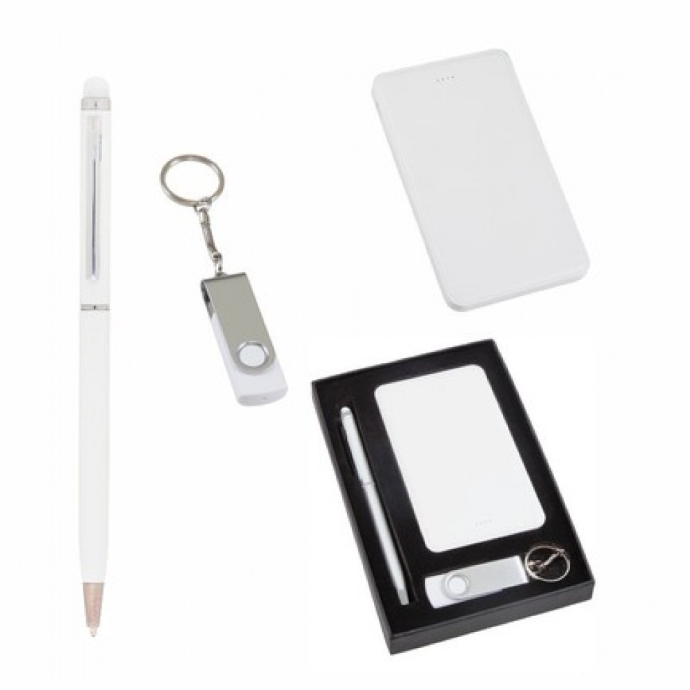 853 Hediyelik Set (Powerbank, Kalem, Usb Bellek)
