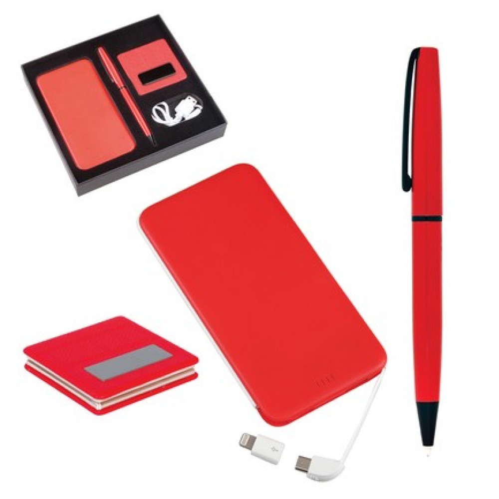 854 Hediyelik Set (Powerbank, Kalem, Ayna)