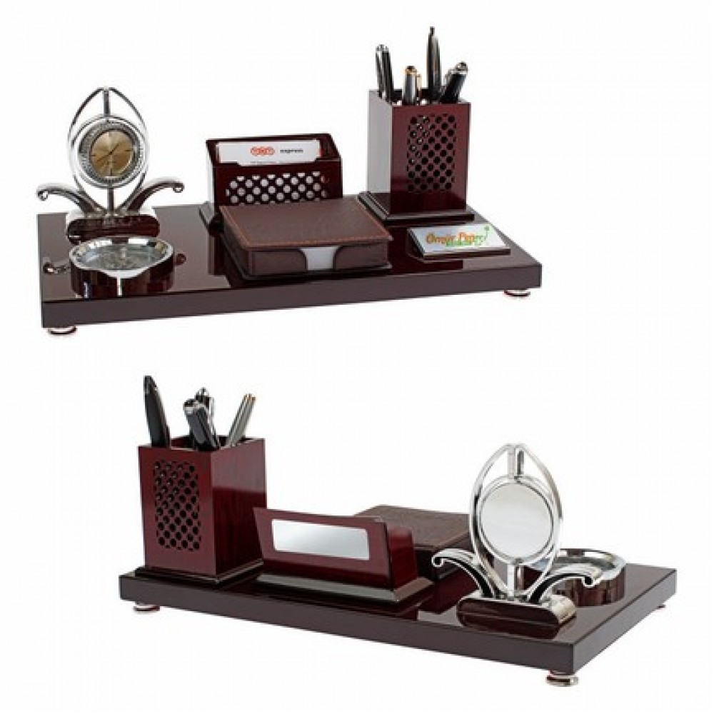 2036 Lüks Ahşap Masa Seti 40X20X13 CM