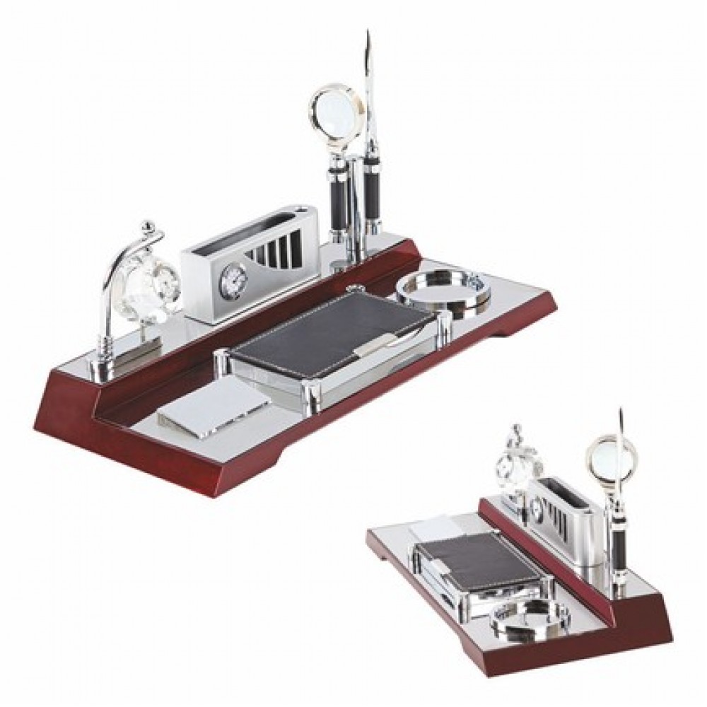 2060 Lüks Ahşap Masa Seti 40X20X18 CM