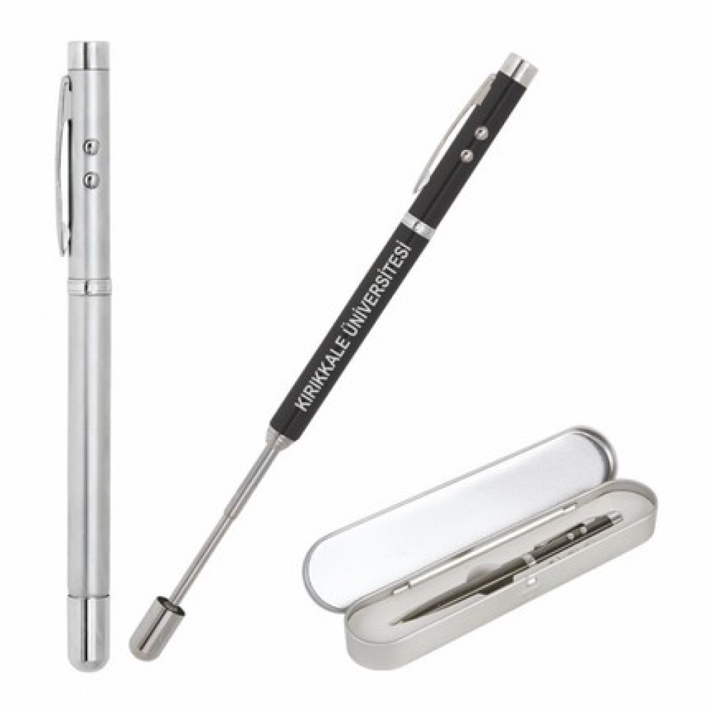 LS-15 Antenli & Lazer & Işıklı Tükenmez Kalem Seti