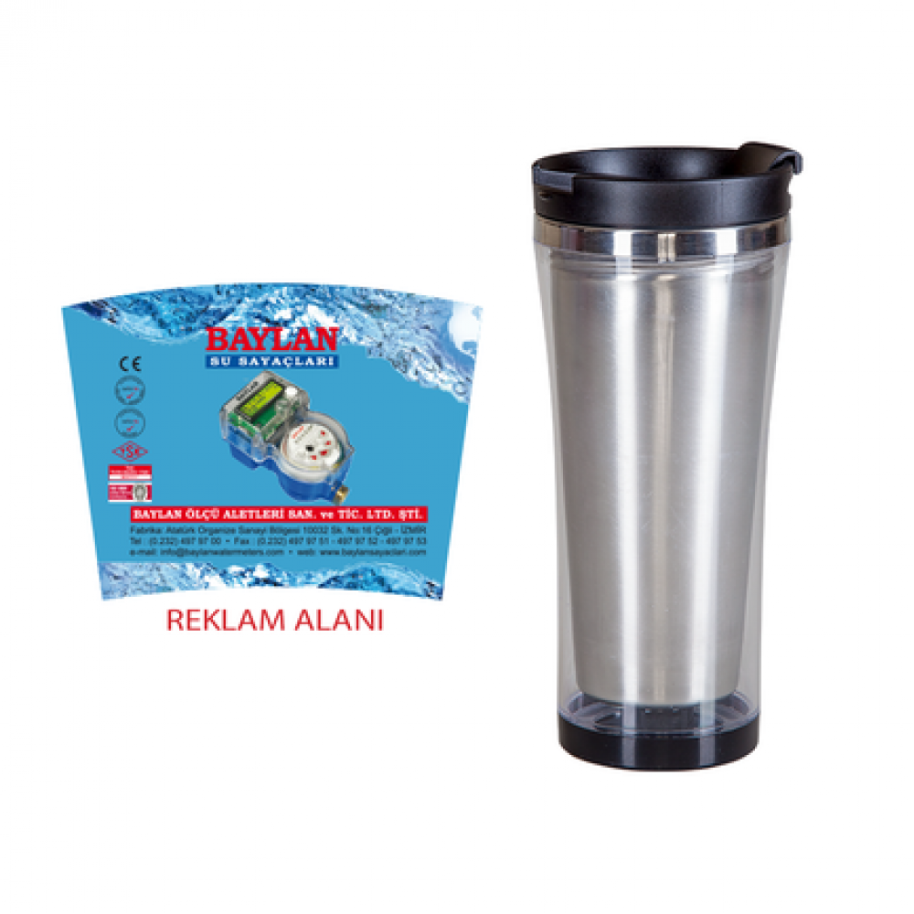 788 18-8 Paslanmaz Çelik Termos Bardak 450 Ml